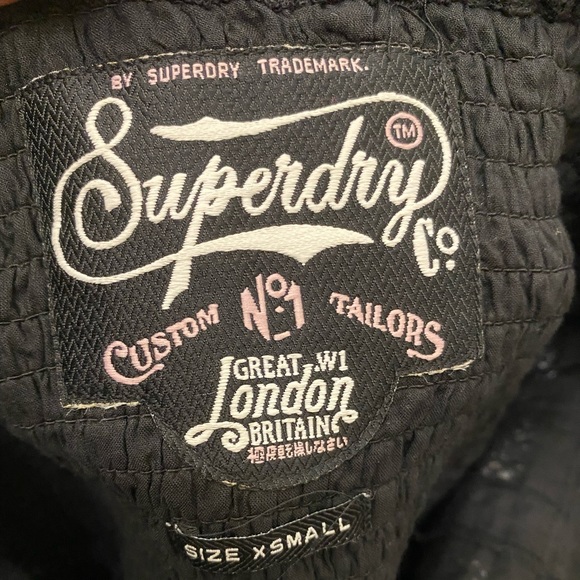 Black lace sweetheart neckline dress. Brand - Superdry - Picture 3 of 3